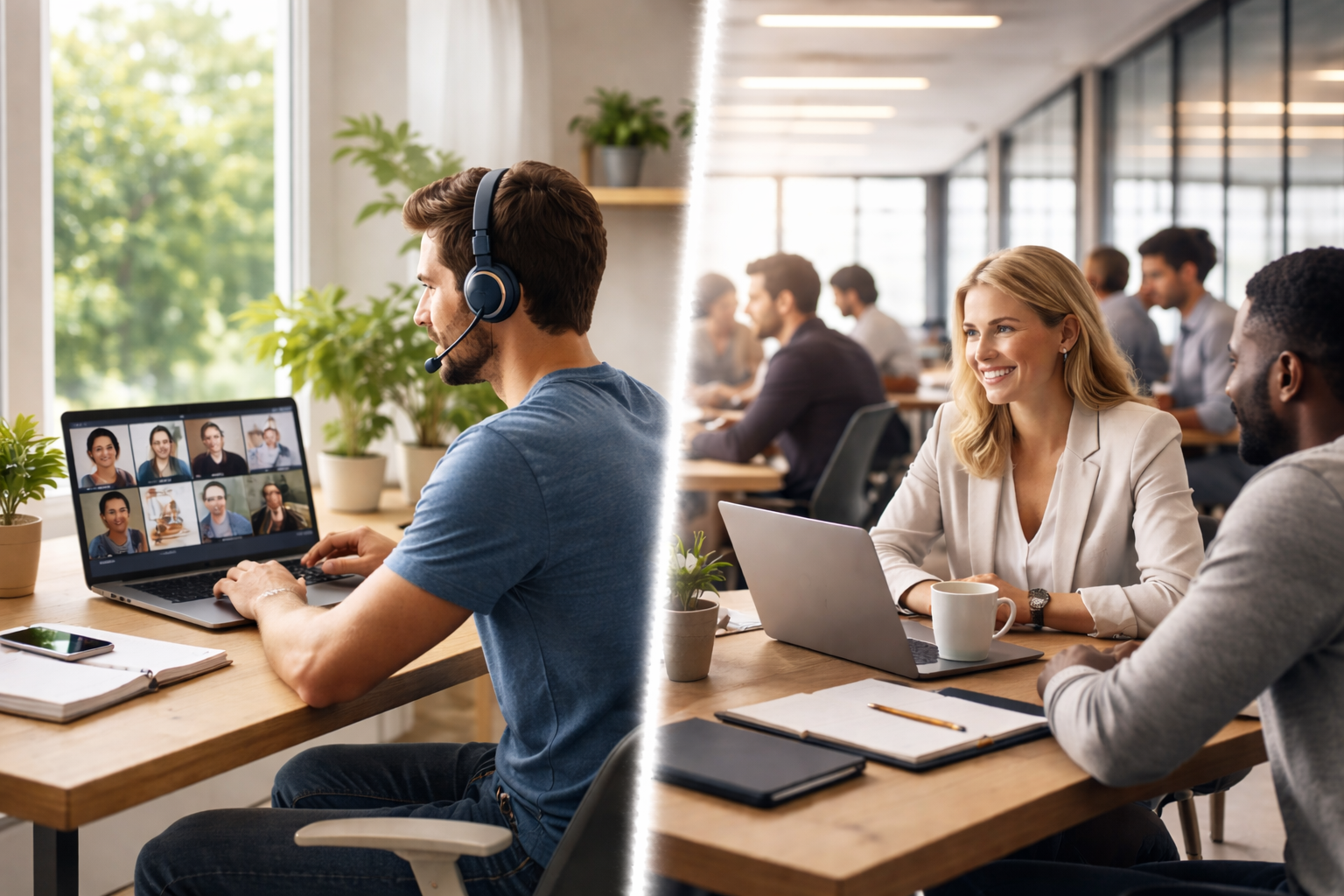 Remote work, works. But the office still matters.